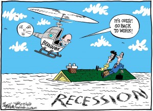 recession-is-over DUŽNICI NA RUBU ŽIVACA: Zbog ‘švicarca’ naša djeca plaču, a mi ćemo u ludnicu