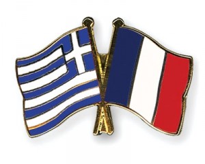 Grčka Francuska zastave