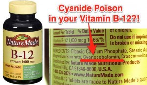 99% vitamina B12 na tržištu sadrži otrovni CIJANID