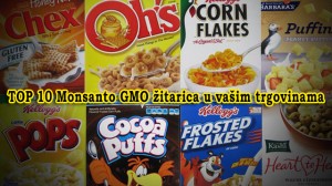 TOP 10 ŽITARICA u vašim trgovinama koje sadrže Monsanto GMO kukuruz