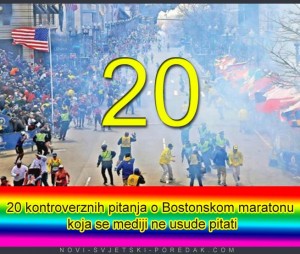 20 Kontroverznih Pitanja o Bostonskom Maratonu Koja se Mediji ne Usude Pitati