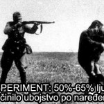 psihologija-autorireta PSIHOLOGIJA AUTORITETA: Koliki je postotak ljudi koji će poštovati autoritet, ako im je naređeno da počine ubojstvo?