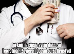 Oni koji ne cijepe svoju djecu su Teoretičari Zavjere i Opasni su za Društvo!