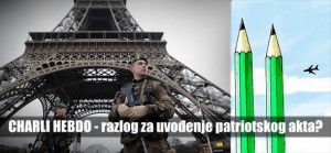 NAPAD NA CHARLIE HEBDO: Izgovor za fašizam u Europi i stvaranje policijske EU države