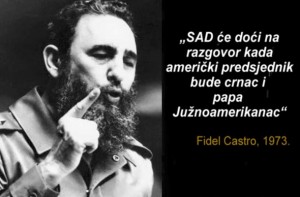 Fidel Castro je 1973. dao jedno nevjerojatno proročanstvo koje se obistinilo: ‘Kada američki predsjednik bude crnac i papa Južnoamerikanac’