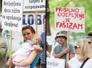 Prosvjedovali za slobodu izbora: Prisilno cijepljenje je fašizam! Uskoro ćemo ih morati čipirati