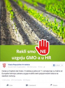 Vlada se hvali: “Rekli smo NE uzgoju GMO-a u Hrvatskoj!” Ajde baš da vidimo…