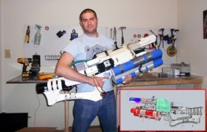 Čovjek je isprintao prvu 3D railgun pušku koja puca projektile plazme brzinom 900 kilometara na sat