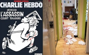 charlie-hebdo-naslovnica Charlie Hebdo “apstraktnog boga” sa masonskom piramidom na glavi optužio za prošlogodišnji masakr u svojoj redakciji