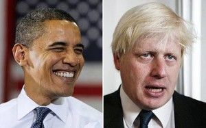 obama-johnson Johnson: Možda Obama ne voli Britance jer je Britanska imperija vladala njegovim precima u Keniji
