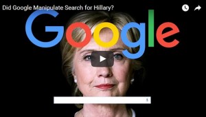 RAZOTKRIVENO: Kako Google manipulira podacima pretraživanja da bi pomogao izbornoj kampanji Hillary Clinton (VIDEO)