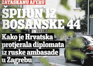 MEDIJI ZATAŠKALI RUSKO-HRVATSKI ŠPIJUNSKI SKANDAL: Hrvatska protjerala diplomata iz ruske ambasade u Zagrebu po nalogu Zapada?