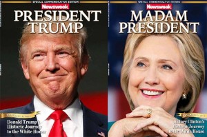 Američki masovni mediji u totalnom kaosu: Newsweek se pojavio s naslovnom stranom da je pobijedila Clinton