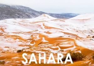 ‘GLOBALNO ZATOPLJENJE’ JE PRIJEVARA: Sahara pod snijegom!