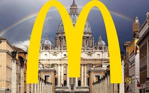 McVatican: Kontraverzno perverzni vatikanski McDonalds će davati besplatnu hranu beskućnicima
