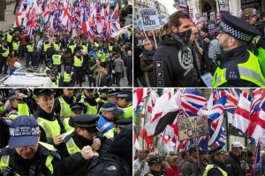 GRAĐANI JEDNI PROTIV DRUGIH ZAUZELI ULICE LONDONA: Veliki prosvjed protiv ‘radikalnog islamskog terorizma’