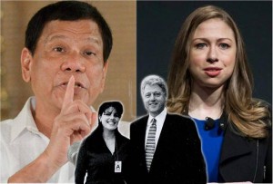 Duterte poručio kćerki Hillary Clinton: Što si mislila o silovanjima kad se tvoj otac u Bijeloj kući bavio seksom s Lewinsky?