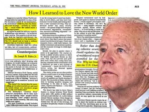 Joe Biden: ‘Kako sam naučio voljeti Novi Svjetski Poredak’