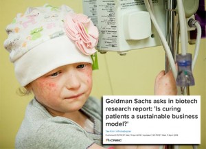 GOLDMAN SACHS: IZLIJEČENJE RAKA NIJE ‘ODRŽIVI POSLOVNI MODEL’