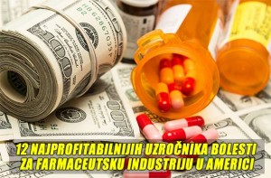 12 NAJPROFITABILNIJIH UZROČNIKA BOLESTI ZA FARMACEUTSKU INDUSTRIJU U AMERICI