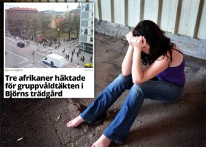 Novi dan, novo grupno silovanje u Švedskoj! Tri afrikanca silovala ženu na školskom igralištu