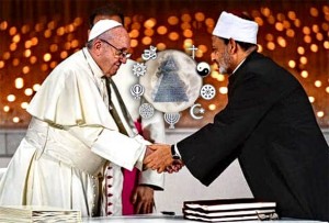 GOTOVO JE… POTPISAN JE DOKUMENT O DOLASKU ANTIKRISTA?! Papa Franjo tvrdi da su Islam i Kršćanstvo jednaki u Božjim očima