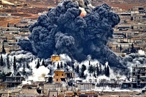 sirija-bombardiranje SIRIJSKA TISKOVNA AGENCIJA SANA: Ubijeno 16 civila, uključujući sedmero djece u zračnom napadu američke koalicije u Siriji