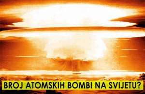 Pogledajte koliko atomskih bombi posjeduju određene zemlje. Amerika ih ima čak 6 tisuća