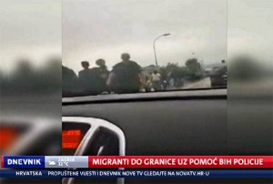 POLICIJA BiH VODI MIGRANTSKU VOJSKU U KOLONI PREMA HRVATSKOJ GRANICI? Objavljena snimka, očekuje se potez šokiranog hrvatskog MUP-a