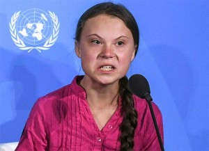 IZVAN SKRIPTIRANOG GOVORA, dijete klimatske histerije Greta Thunberg jedva može odgovoriti na osnovna pitanja ili objasniti bilo što o klimatskim promjenama